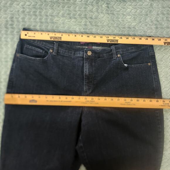 Gloria Vanderbilt Amanda 18W Jeans Dark Wash Straight Leg - Picture 7 of 10